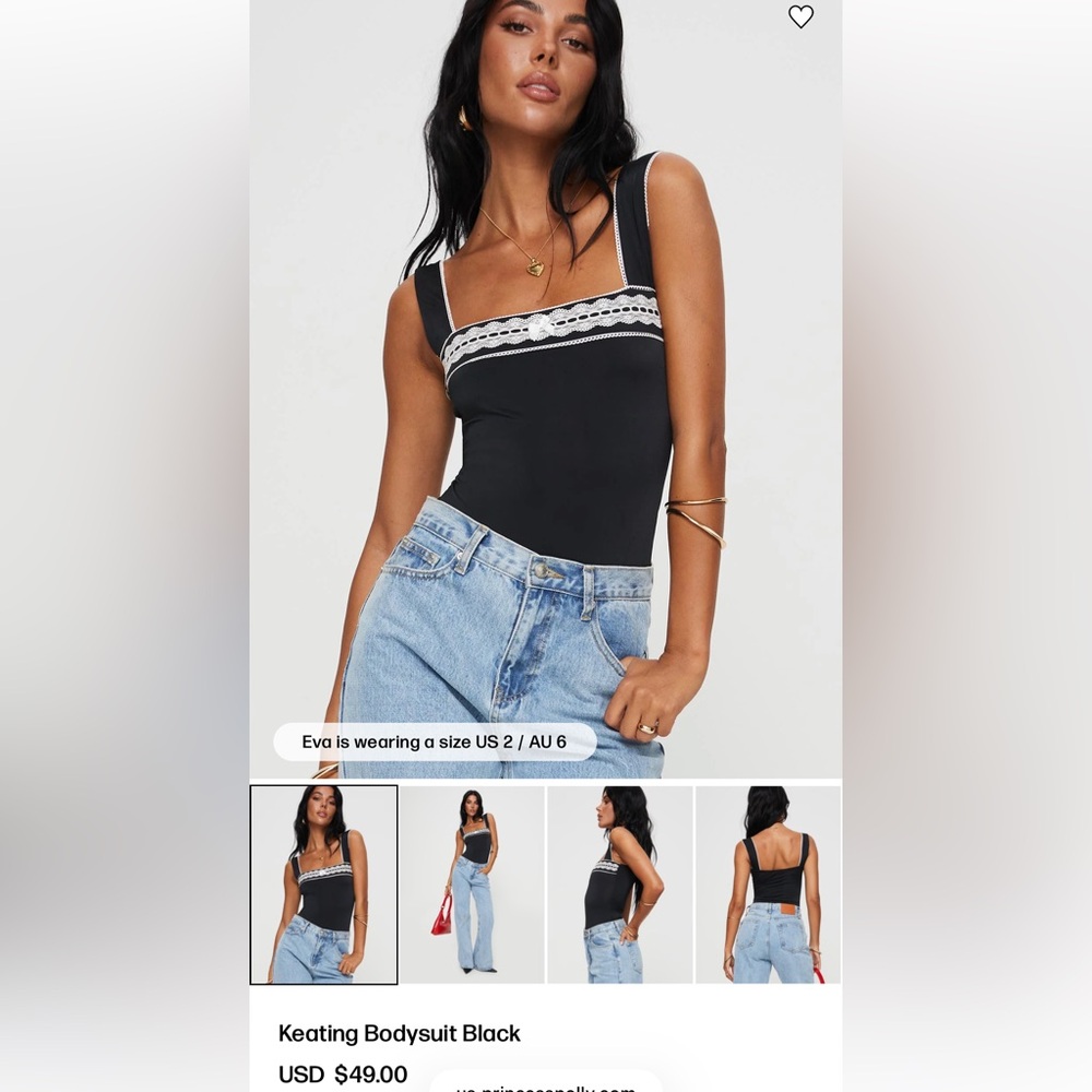 Princess Polly tank top bodysuit